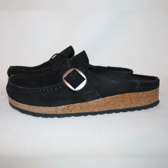 Birkenstock Black Buckley Clog Slip-on Moccasin Women's Size EU 41 / US 10 - Picture 5 of 11